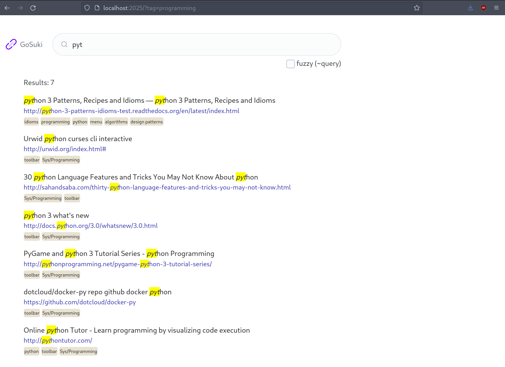 local Web UI
